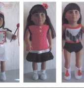 Andees Memories - Parties and Parades Pattern 9 - 18 inches Doll Clothes