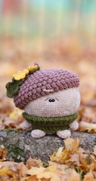 Isaeva Toys _ acorn amigurumi crochet pattern _ English
