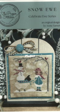 The Proper Stitcher - Celebrate Ewe Series - Snow Ewe by Annie Turner
