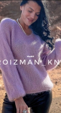 Cloud Sweater by Anna Roizman - Russian