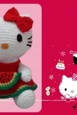 Hello Kitty in Watermelon outfit