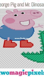 Two Magic Pixels - George Pig and Mr Dinosaur