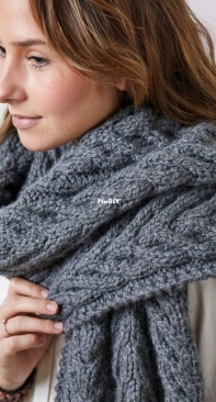 Cozy Cable Wrap by Premier Yarns Design Team-Free