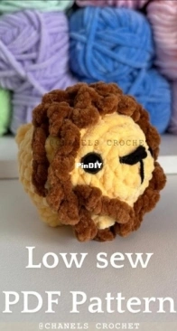 Chanels Crochet - Shell / Chanel - Chonky Baby Lion
