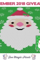 Two Magic Pixels - Jolly Santa C2C - Free