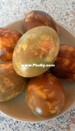 Marble Easter eggs