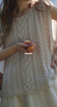 The Seaside Vest by Knitting House Atelier