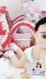 Bir Oyuncak Atölyesi - Baby Nisa With Stroller - Pusetli Nisa Bebek - Turkish