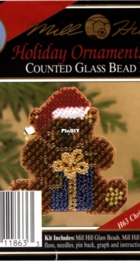 Mill Hill H63 Holiday Ornaments VI - Christmas Teddy