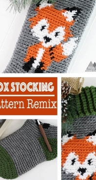 Winding Road Crochet - Lindsey Dale - Fox Crochet Stocking - Free
