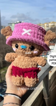 Shine Crafts - Militsa -- Reindeer Doctor Crochet Plush Pattern