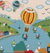 Bothy Threads XBS1 - Beside the Seaside: Balloons XSD