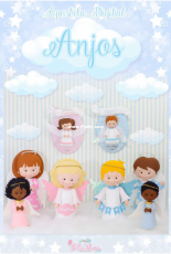 Fofurices Bella Manu - Angels - Anjos - Vanessa Fidelis - felt - Portuguese