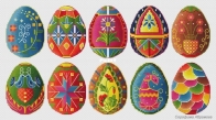 Krashenki Easter Eggs 1 by Serafima Abramova