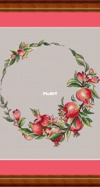 Pomegranate Wreath by Nadezhda Nagornaya
