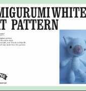 Pica Pau - Yanina Schenkel  - Amigurumi white cat pattern