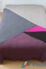 Strickmich-Angles Bedspread by Martina Behm-English
