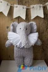Enid Elephant by Telfer Designs