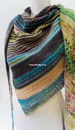 Unpredictable Shawl by Louise Robert