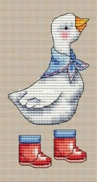 Goose in Red Boots by Elena Shestakova XSD
