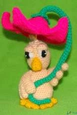 FiberDoodles- K4TT- Dewey the Springtime Duck