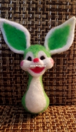Green bunny-caterpillar