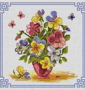 Club Point de Croix - A Thousand Pansies