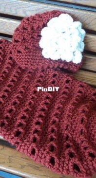 Sunset Crochet and Quilt - Bonnie Potter - Pinwheel Hat and Cocoon