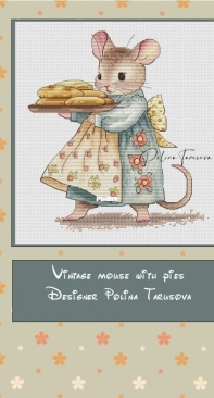Vintage Mouse With Pies by Polina Tarusova XSD