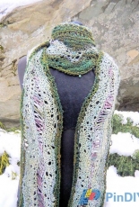 Flowing River Scarf by Jane Thornley-Free