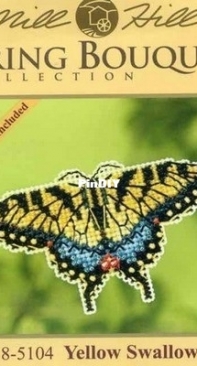 Mill Hill - Spring Bouquet Collection MH18-5104 Yellow Swallowtail XSD