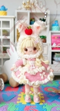 Huihui EL Handmade - Crafts with El - Apple Bunny - Chinese