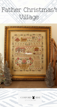 Cosford Rise Stitchery - Father Christmas's Village