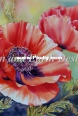 HAED HAEMAB 14938 Poppy Blossoms by Marianne Broome
