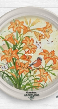 Daylily by Nadezhda Gavrilenkova