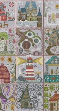 Cottage Garden Samplings - Fabulous House Series XSD