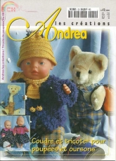 Les Creations Andrea-N°0512-Tricots de Poupees et Ours 11/12 2000 / French