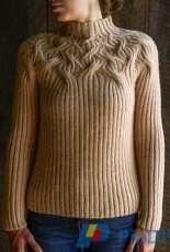 Botanical Yoke Pullover by Purl Soho