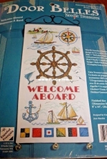 JCA 12114 Needle Treasures Door Bells - Welcome Aboard
