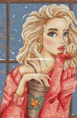 First Snow - Blonde by Olga Knyazeva