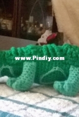my finished freeform crocodile