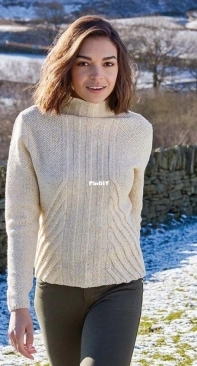 Beautham Sweater by Lisa Richardson Rowan - English