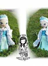 Nellagolds Crocheting - Martina Luzova - 110 Elsa The Queen of Arendelle