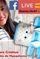 Marii Félix - Bolsinha Hipopótamo / Hippo Little Bag felt Pattern - Portuguese - Free