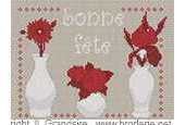 Broderie.net - Grandsire Jean-Louis - Bonne fête vases