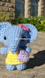 Sir Purl Grey - Phillip Ha - Schoolkid Elephant Amigurumi - Free