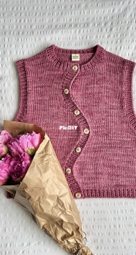 Peony Vest by Annie Germain