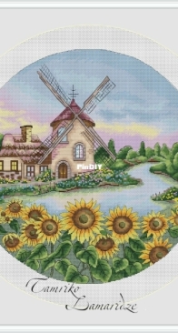 Sunflower pastoral by Tamriko Lamaridze