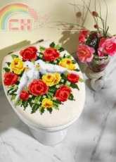 Vervaco 13.502 Doves Toilet Lid Cover pcs