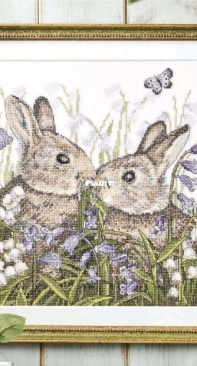 Cottontail Cuties - Baby Hares by Jenny Barton from Cross Stitch Gold 164 PCS + XSD